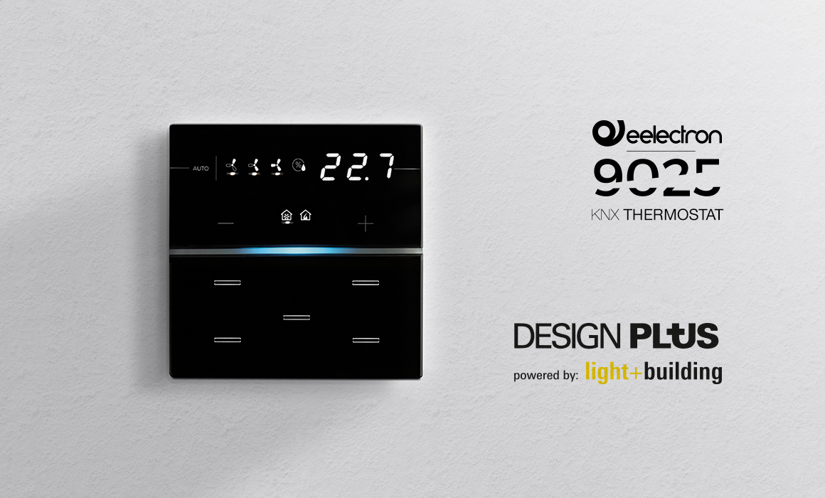 9025 Thermostat won the design plus award