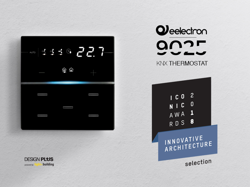 9025 Thermostat/Humidistat awarded with ICONIC AWARDS 2018: Innovative Architecture