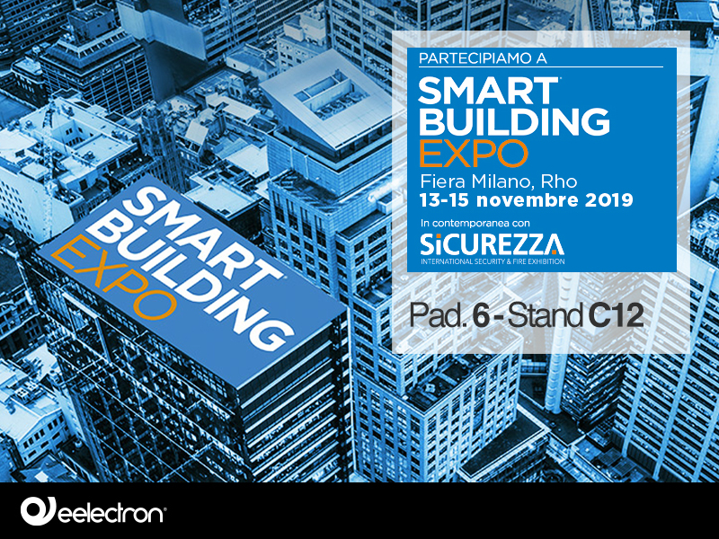 Smart Building Expo – Milan – 13-15 November , 2019