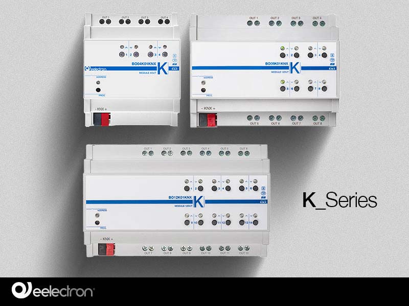 NEW RANGE OF KNX ACTUATORS – K SERIES