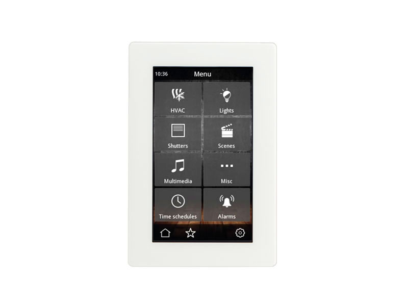 touch panel capacitivo knx 4.3"